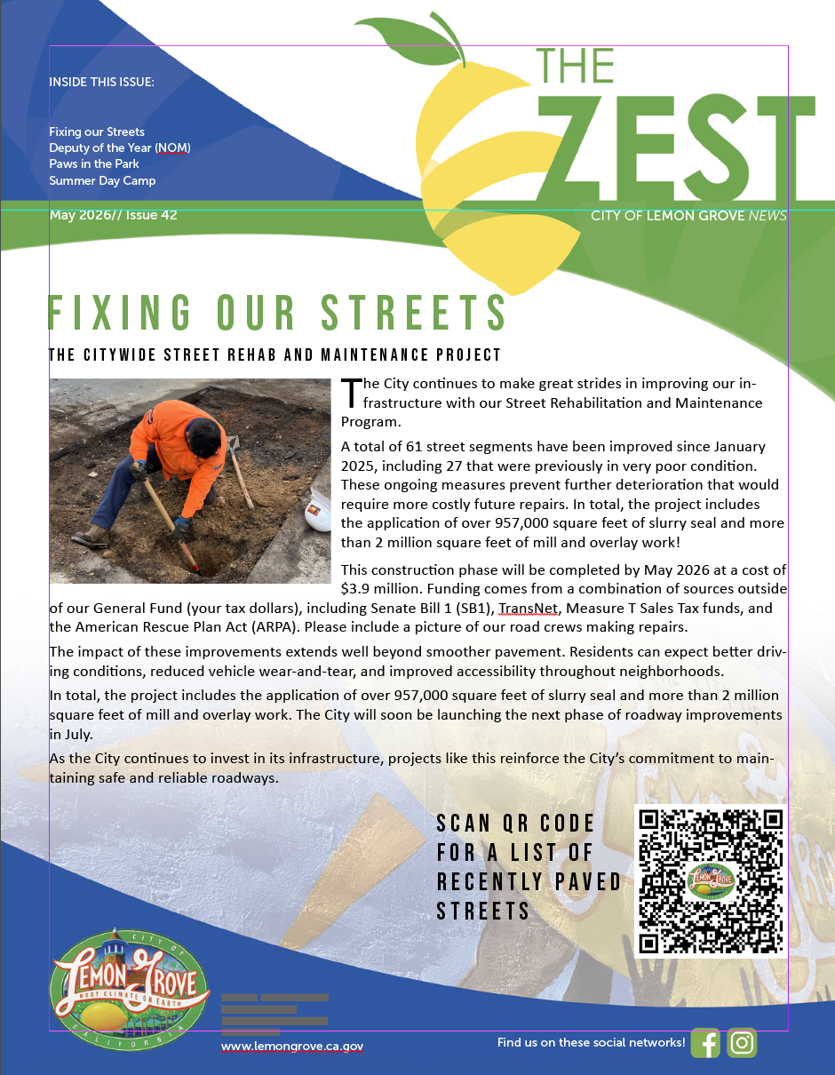 June Newsletter Front Page